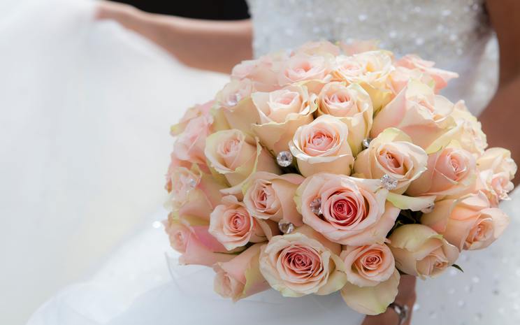 wedding flowers, bridal bouquet, wedding day, 